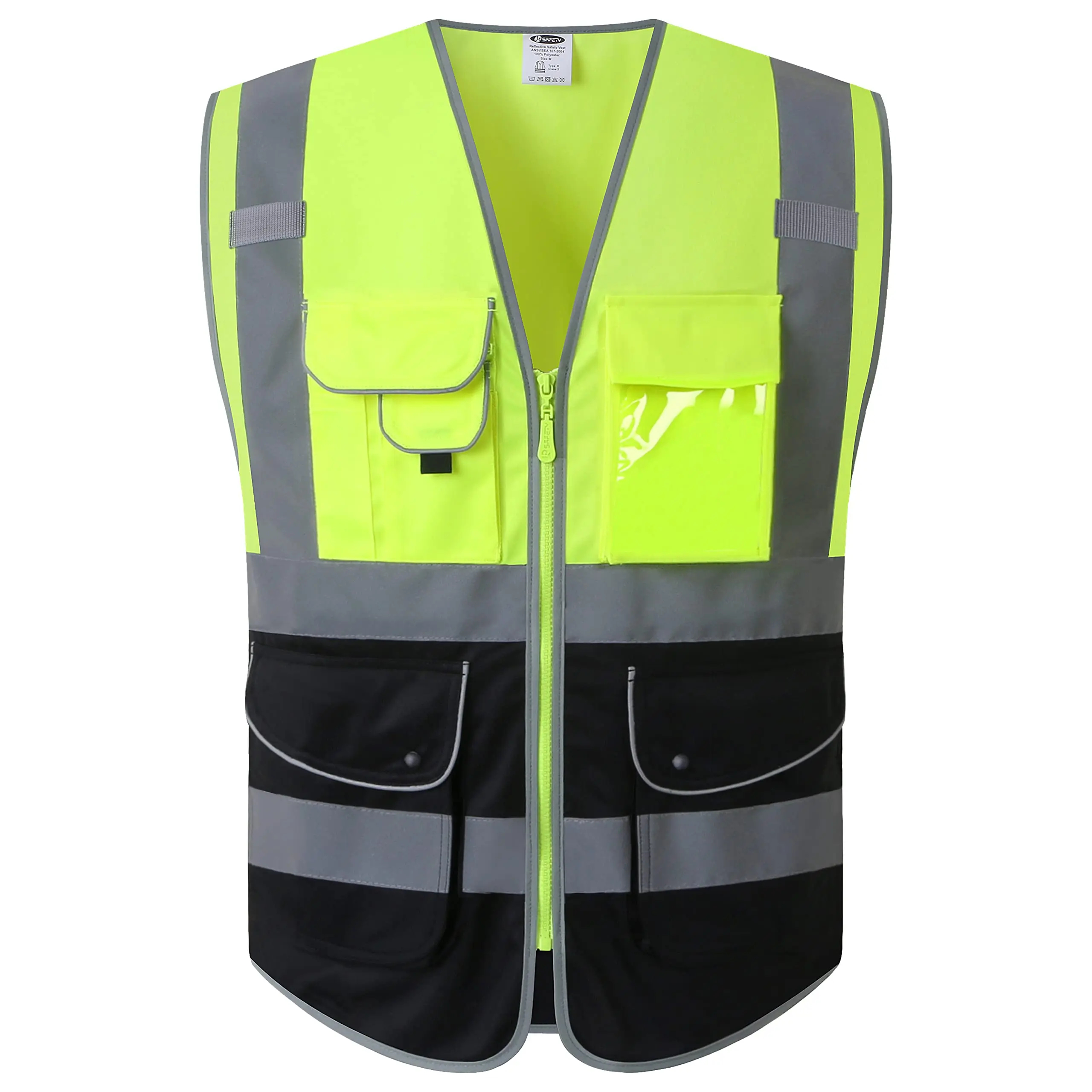 Colete de segurança reflexivo de alta visibilidade, uniforme de trabalho, jaqueta de segurança, roupas reflexas, piloto, geologia do motor, homem