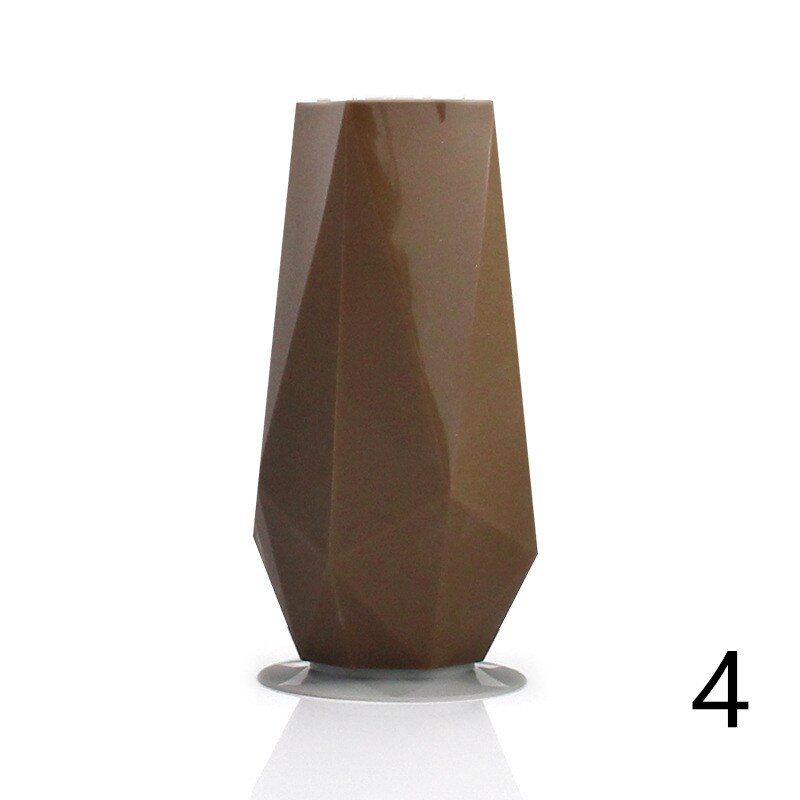 Vase en Gel de silice rétro, pâte Anti-chute, décoration Simple, ventouse Stable, pour la maison, le bureau, accessoires pour la maison: 4