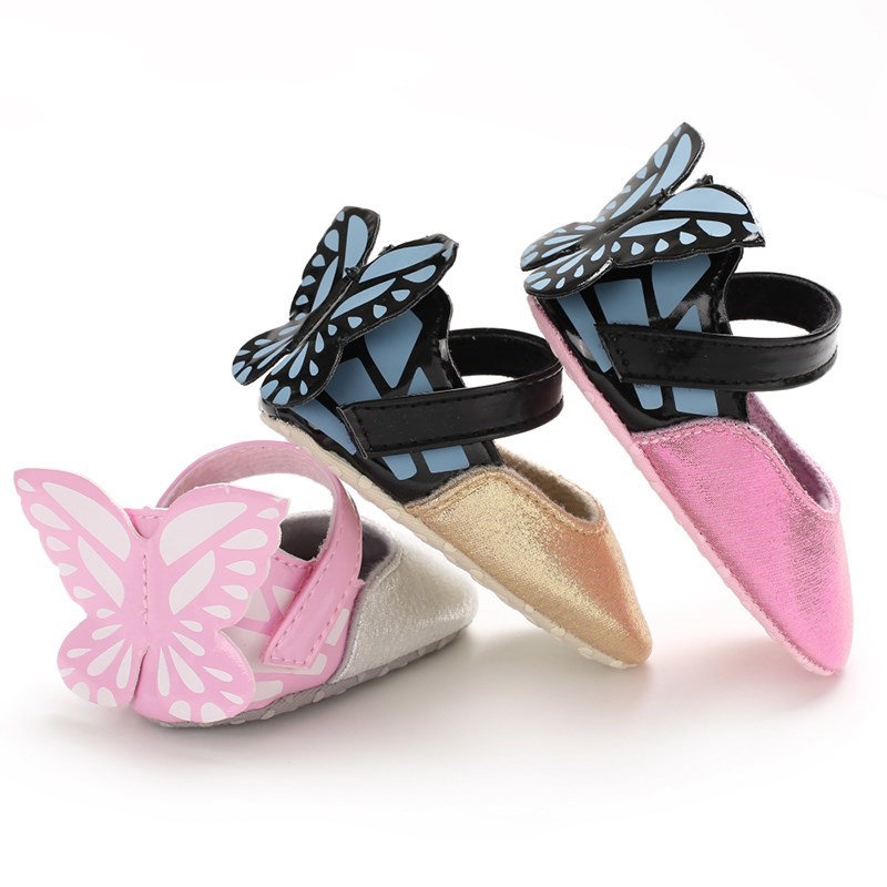 Jolies chaussures de princesse décontractées avec ailes pour -né, à la , pour bébé fille,