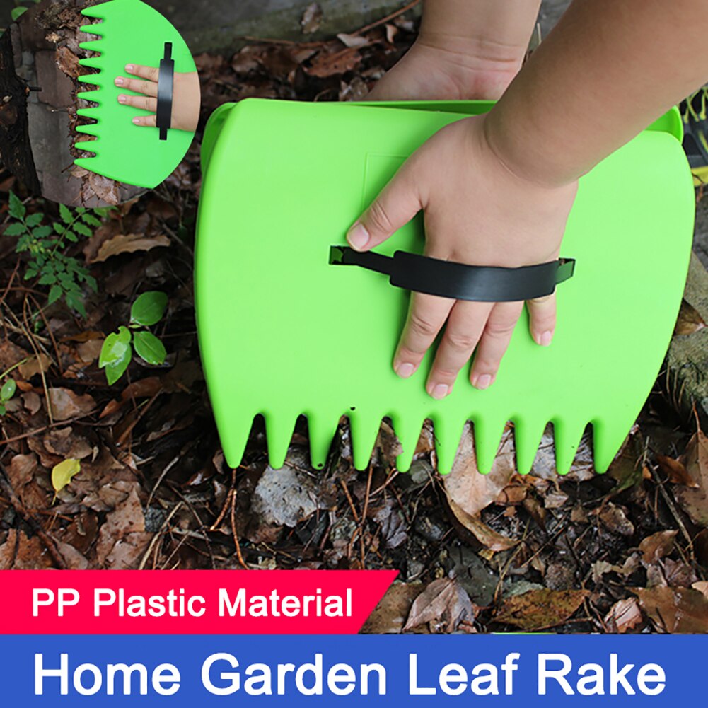 2Pcs Yellow Large Garden and Yard Leaf Scoops,Plastic Scoop Grass,Hand Leaf Rakes and Leaf Collector for Garden Rubbish Great To
