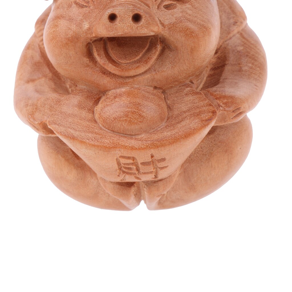 2pcs Portable Handmade Peach Wood Baoding Balls Chinese Health Exercise Ball Stress Reduce Palm Hand Massage