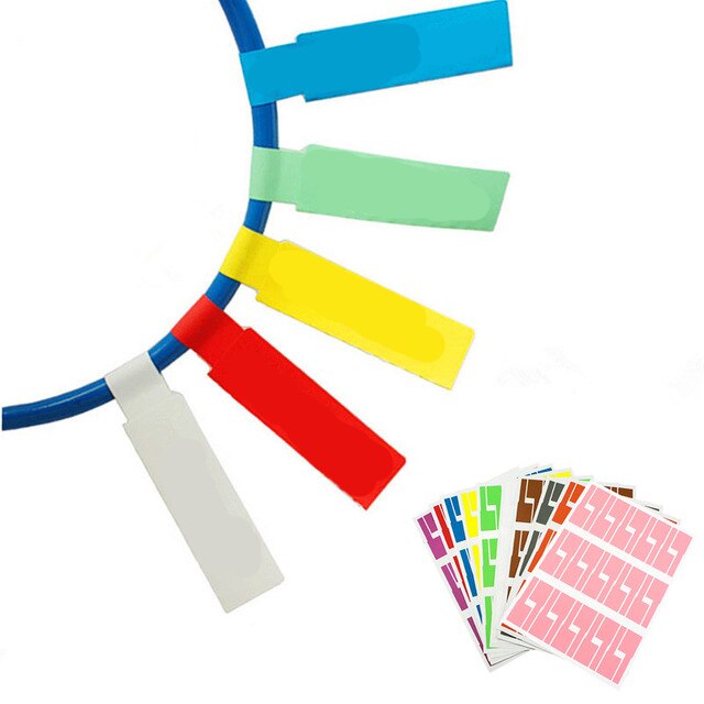 P-Type Kabel Label Papier Netwerk Kabel Label Drie-Proof Netwerk Kabel Classificatie Sticker