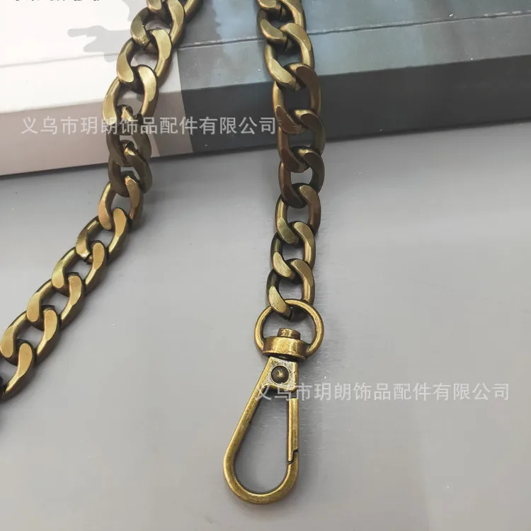 120/40cm Metal Aluminum Bag Chain Replacement Parts Accessories for Hand-Woven Shoulder Handbag DIY Handmade Detachable Straps: 3/8" / Bronze