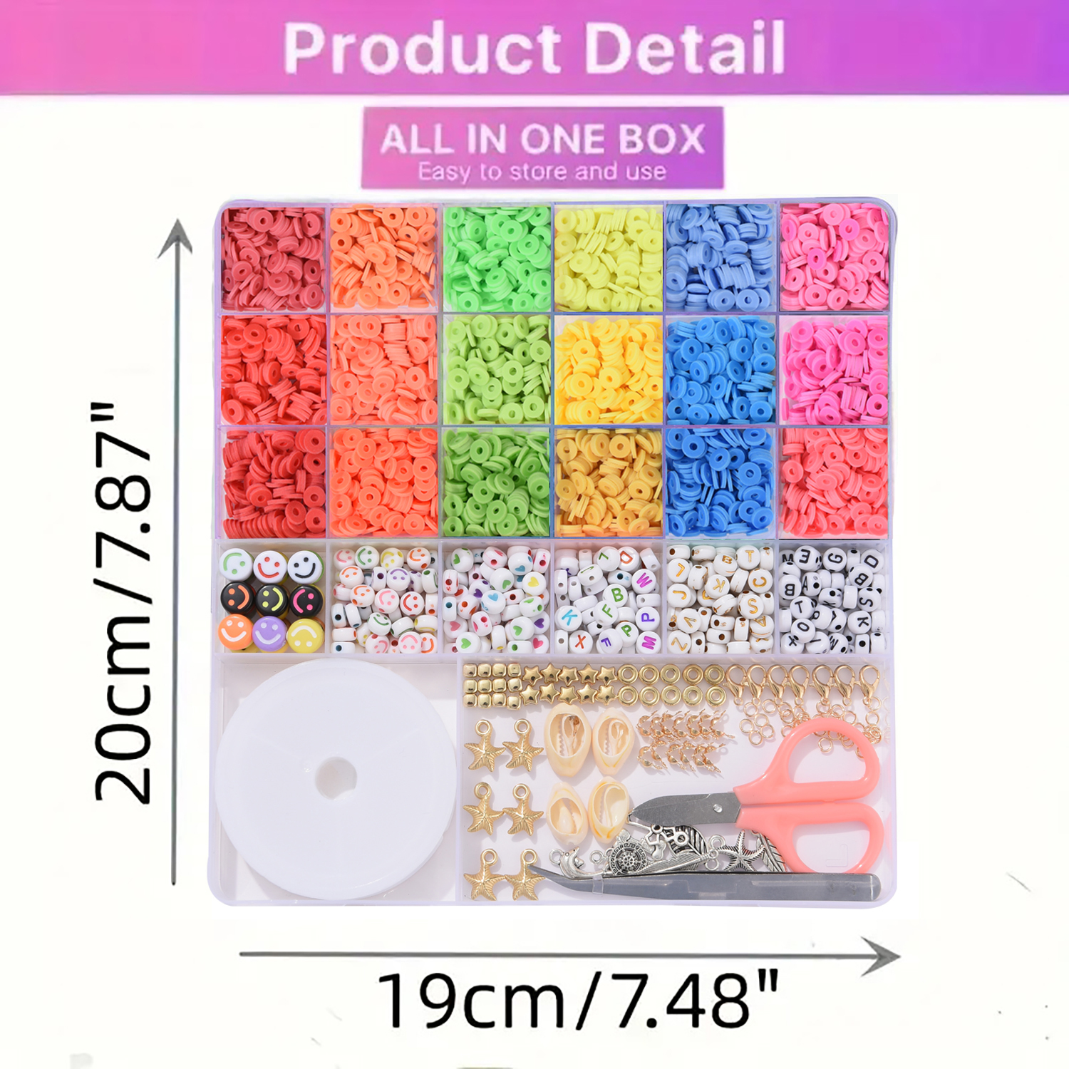 26 Gitter Kasten von 3mm farbigen weichen Keramik stücken böhmischen minimalistisch ischen Stil Hand gefertigten DIY Schmuck Zubehör einstellen