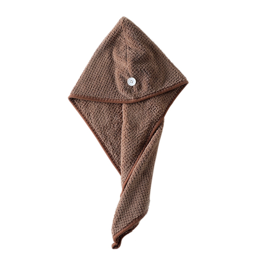 Baño y ducha adulto sombrero para baños Saunas y elástica de Coral banda tapa balneario pelo de secado rápido gorro de ducha con toalla A30712