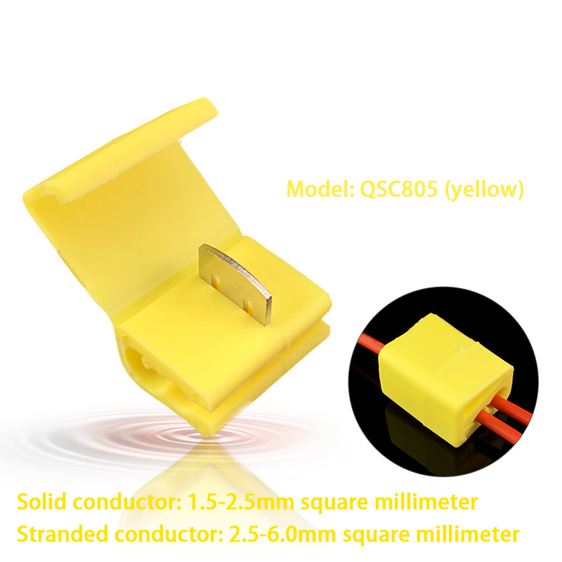 10-50 Stuks Draad Kabel Connectors Scotch Lock Elektrische Quick Splice Terminals Crimp Niet-destructief Zonder Breken Lijn AWG 22-18: Lavendel / 10-19 Stks