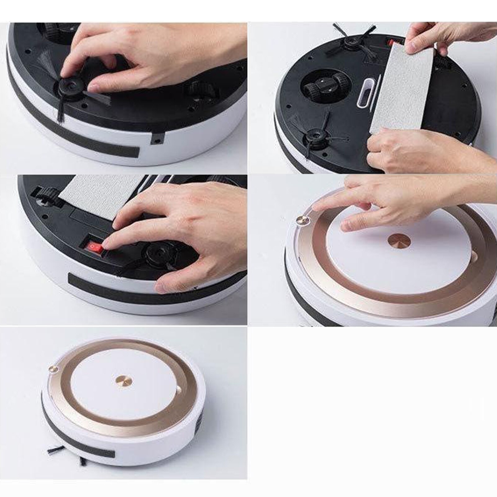 App Remote Control Robot Vacuum Cleaner Mini Floor Cleaning Sweeper Machine USB