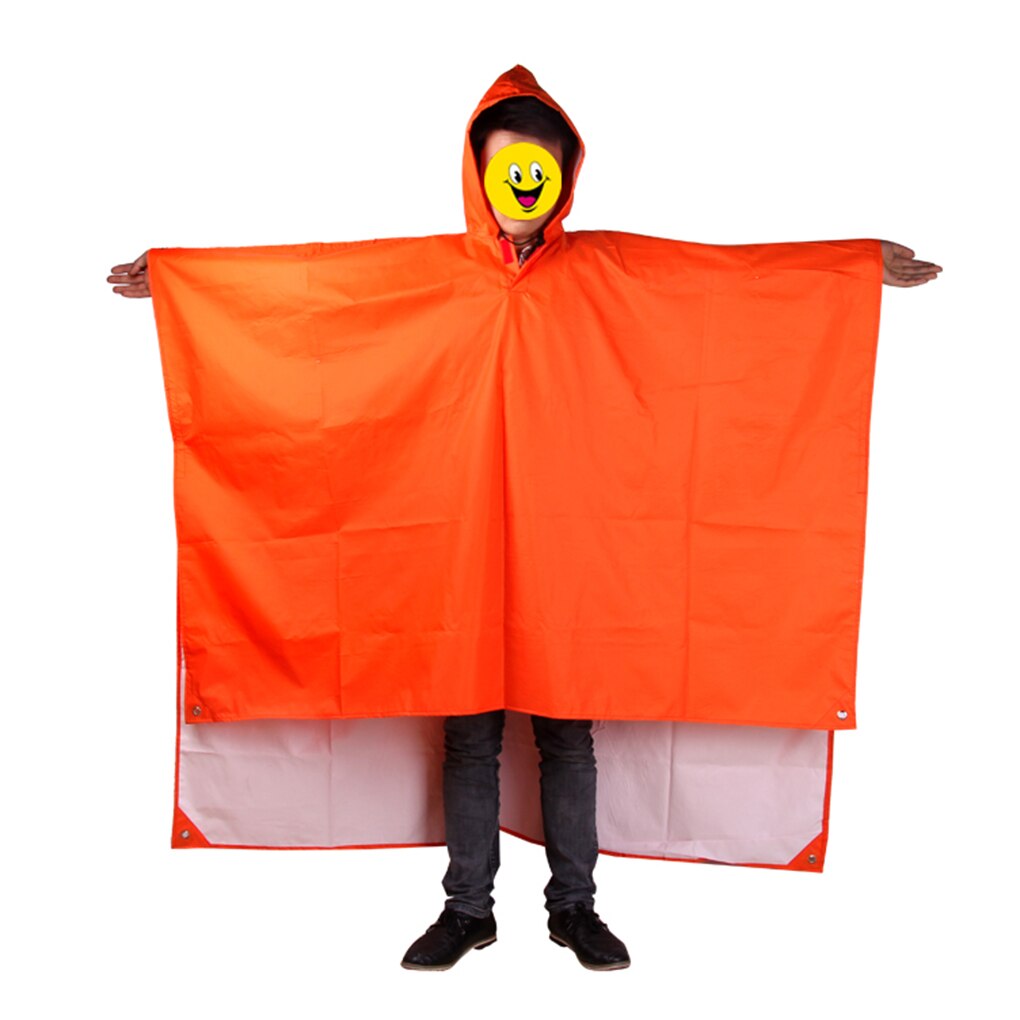Chubasquero 3 en 1 para exteriores, mochila multifuncional, cubierta de lluvia, alfombra impermeable para tienda, toldo para escalada, ciclismo, senderismo, 1 unidad: NO. 2