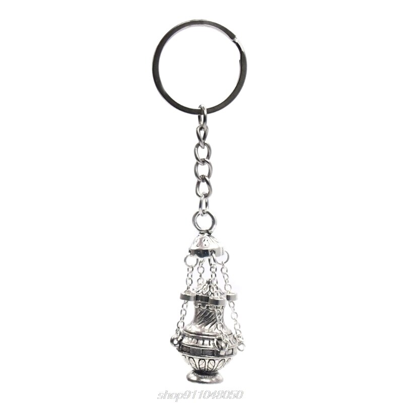 Christian Wierookbrander Sleutelhanger Religieuze Sleutelhanger Sieraden Zak Auto Hanger Keyfob Souvenirs M01 21
