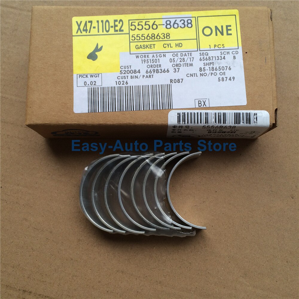 Crankshaft Main bearing kit Shell Connecting Rod Bearing Original For Chevrolet Cruze Sonic 1.6T OEM# 55568638