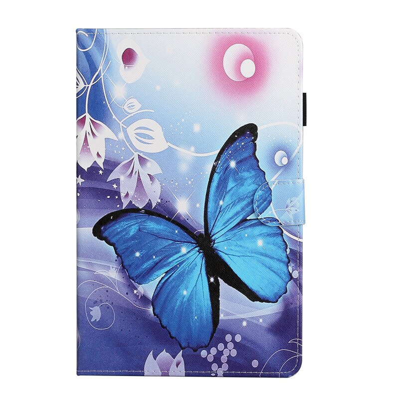 Capa para samsung galaxy tab um 10.1 SM-T510 SM-T515 bonito gato unicórnio veado tablet capa funda para samsung galaxy tab um 10 1 2019: butterfly