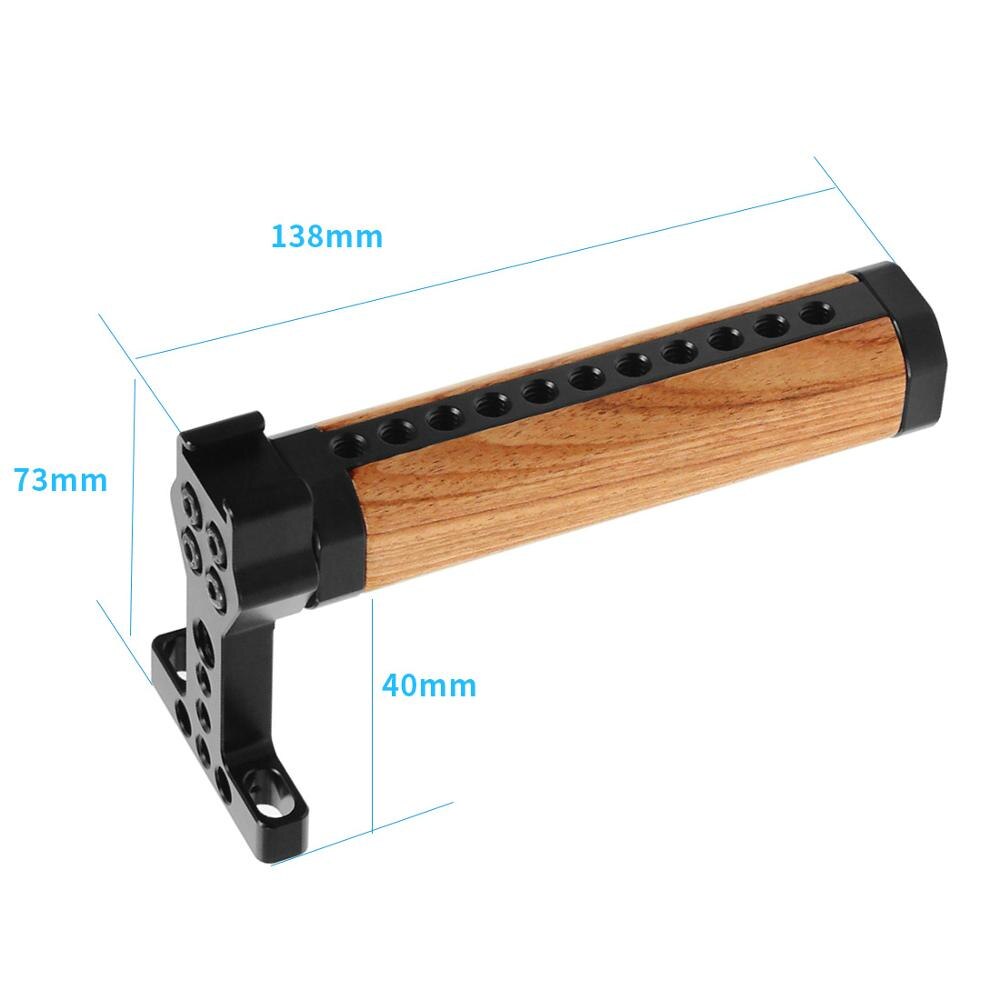 BGNing oben Käse Griff Holz Griff w 1/4 "3/8" zoll Schraube Adapter für GH5, 5DMarkIII KäFeige DSLR Kamera Fotografie Zubehör