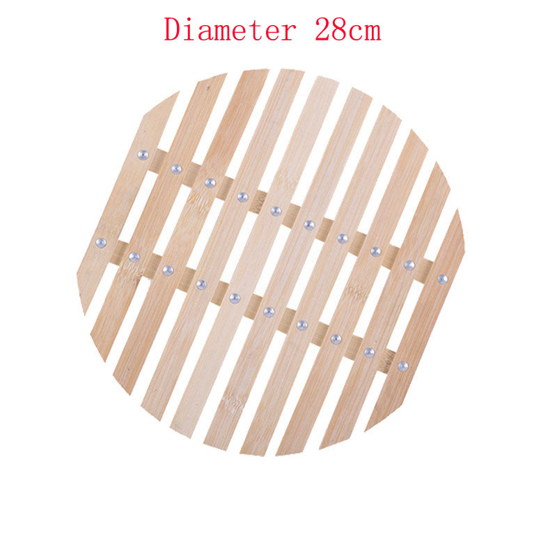 Thickened bamboo steamer with stainless steel steamer bread frame Dessert fish meat food steamer Dumpling Cooker Dim Sum Basket: No edge 28cm