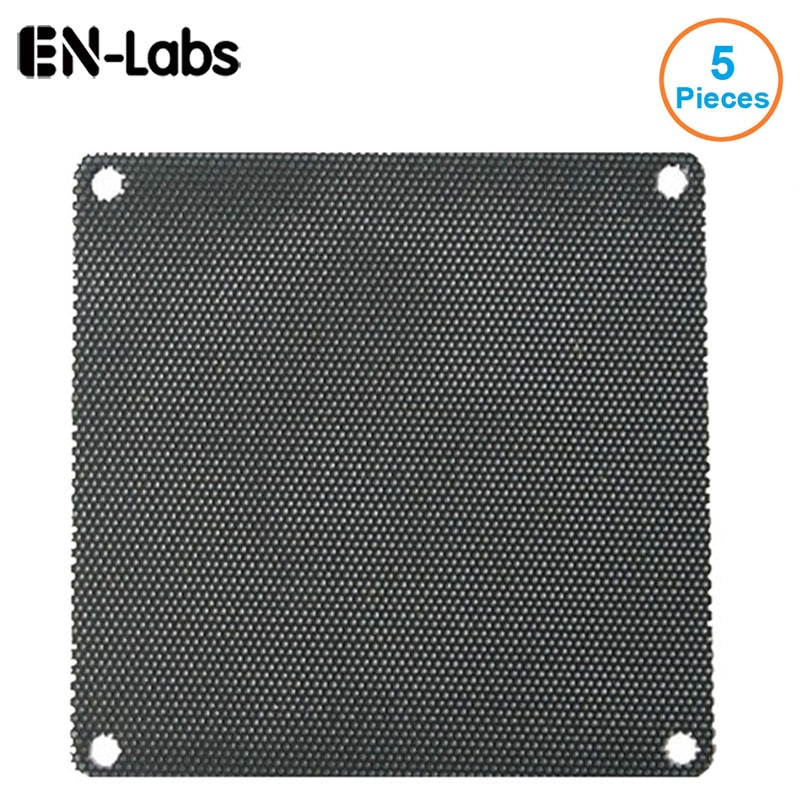 Fan Cover Stofdicht Pvc Mesh Grill Pc Case Rgb Fan 120Mm 140Mm 90Mm 80Mm Waterkoeler, 40Mm 60Mm 70Mm 3D Printer Radiator-5 Pack