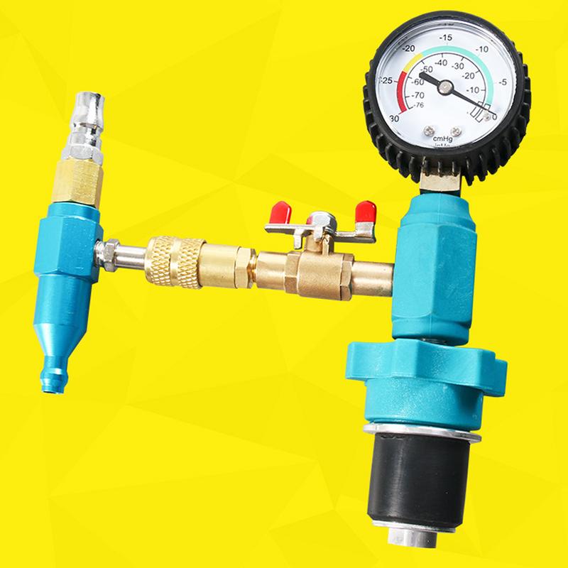 Cooling System Vacuum Fill Tool Vacuum Coolant Refill Tool 7pcs Car Antifreeze Replacement Tool Filler For Truck Motorcycle