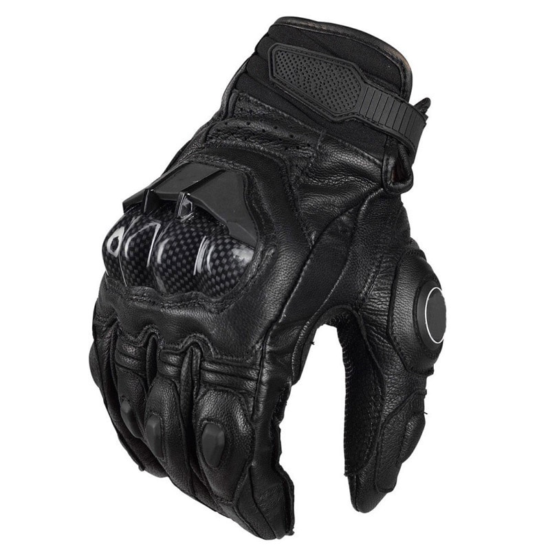 Frankreich der oben Auto marken motorrad handschuhe leder handschuhe mit Kohlenstoff faser schwarz weiß