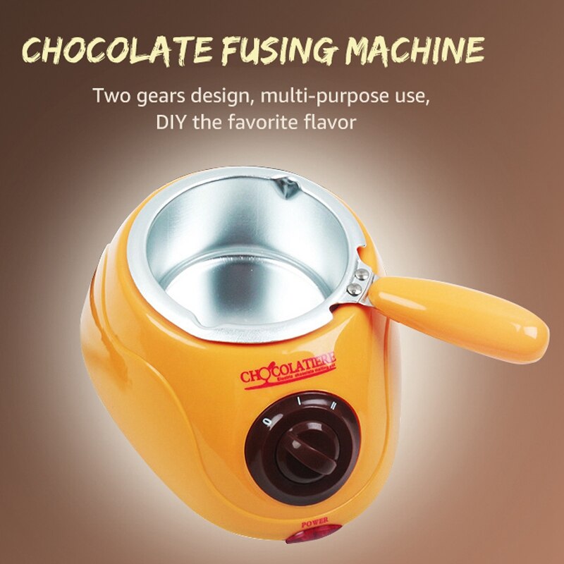 Electric Chocolate Candy Melting Pot Electric Melter Machine Diy Kitchen Tool-Yellow Us Plug Pink