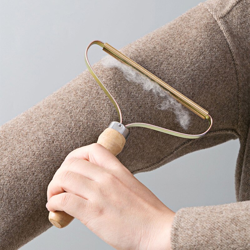 Bærbar fnugfjerner fuzz stof shaver til sweater uldfrakke tøj mini fluff stof shaver børste værktøj pelsfjerner