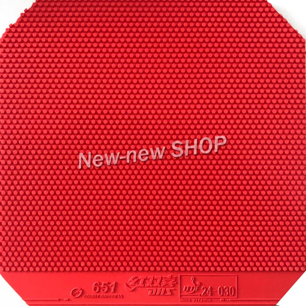 DHS 651 Short Pips-Out Table Tennis (PingPong) Rubber with Sponge
