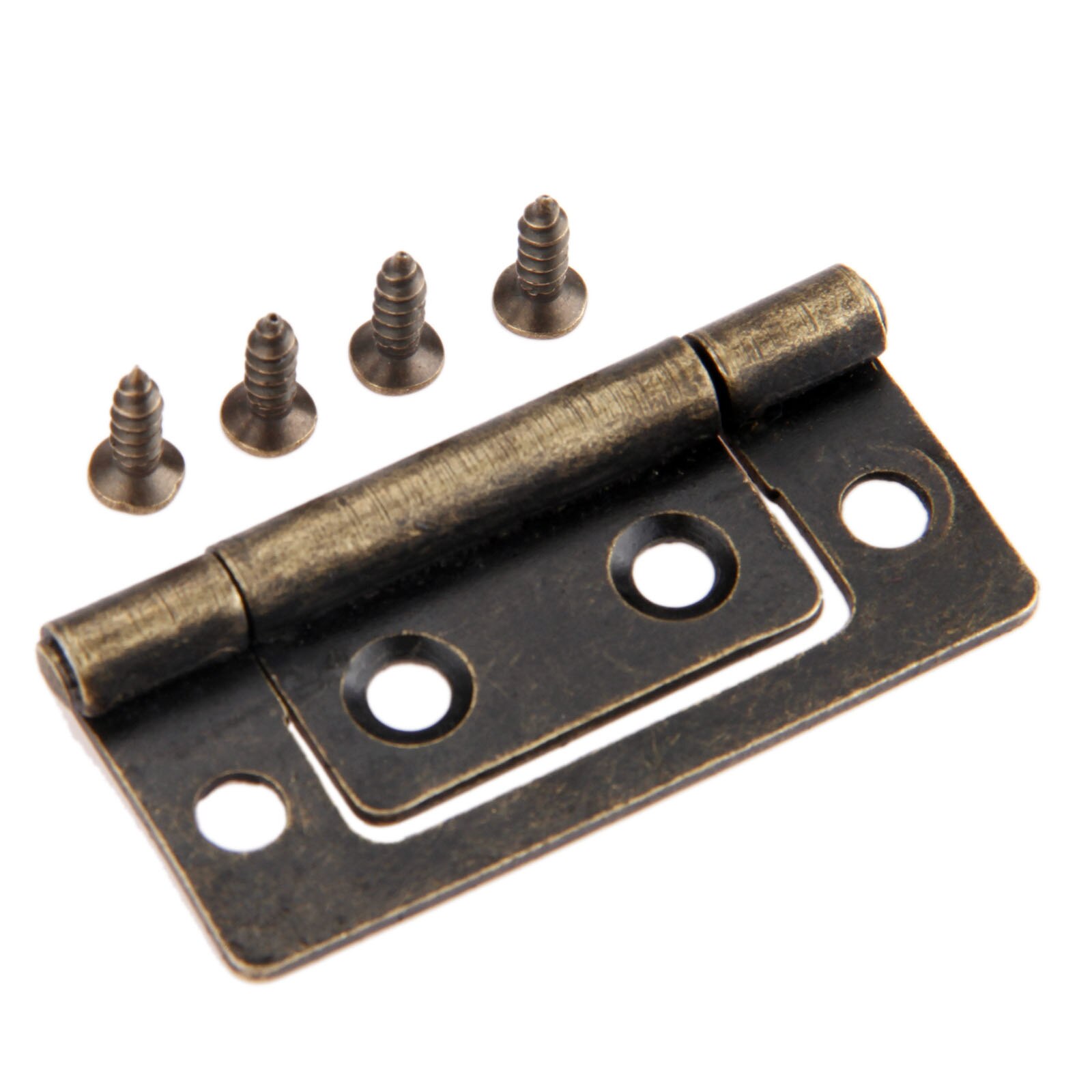 2 uds. Bisagras de muebles antiguos de 50x24mm puerta del cajón de armario bisagra de tope bisagras decorativas de armario para joyero caja de madera