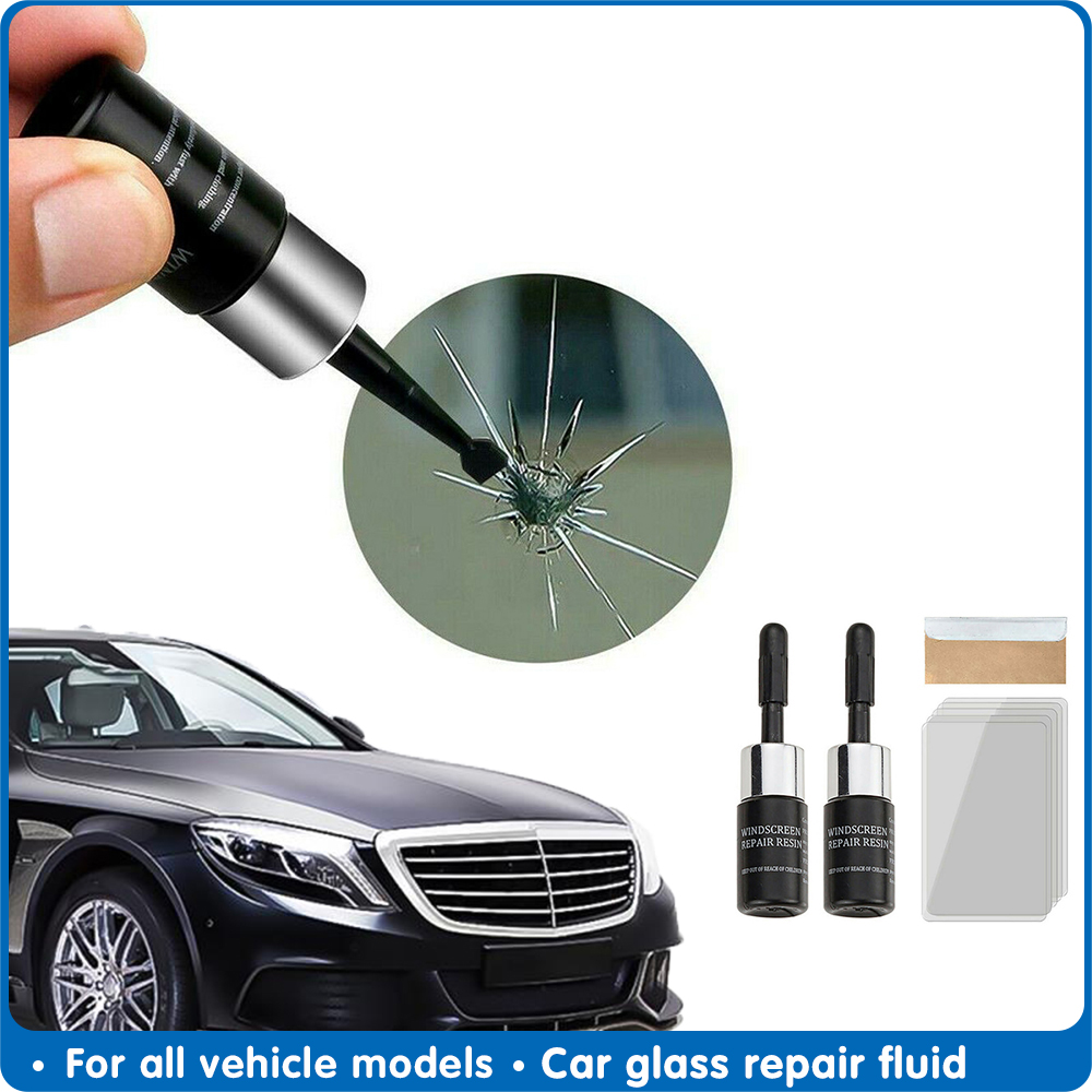 Automotive glas nano reparation væske opgradering bil vindue glas crack chip reparation værktøjssæt crack nano reparation væske bil universal