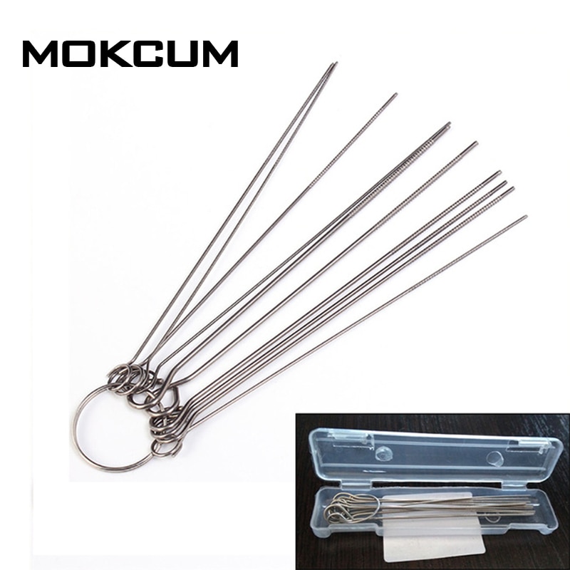 10 Kinds Stainless Steel welding tooPCB Electronic Circuit Through Hole Needle Solder Soldering Welding Iron Tool 80mm 0.7-1.3mm