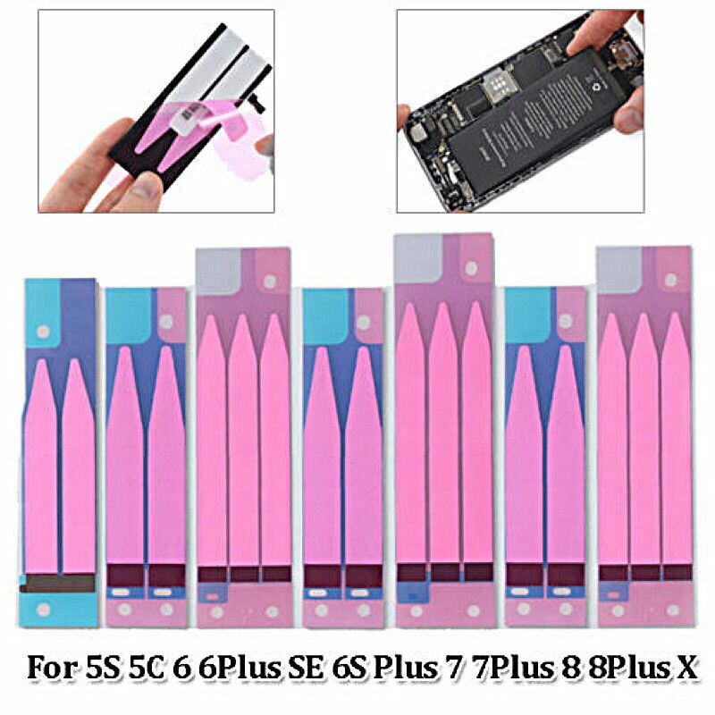 10Stck Batterie Klebeband Aufkleber Kleber für iPhone 12 Mini 11 Profi max X Xr Xs max 5C 5S SE 6 6S 7 8 Plus Streifen-Batterie Aufkleber