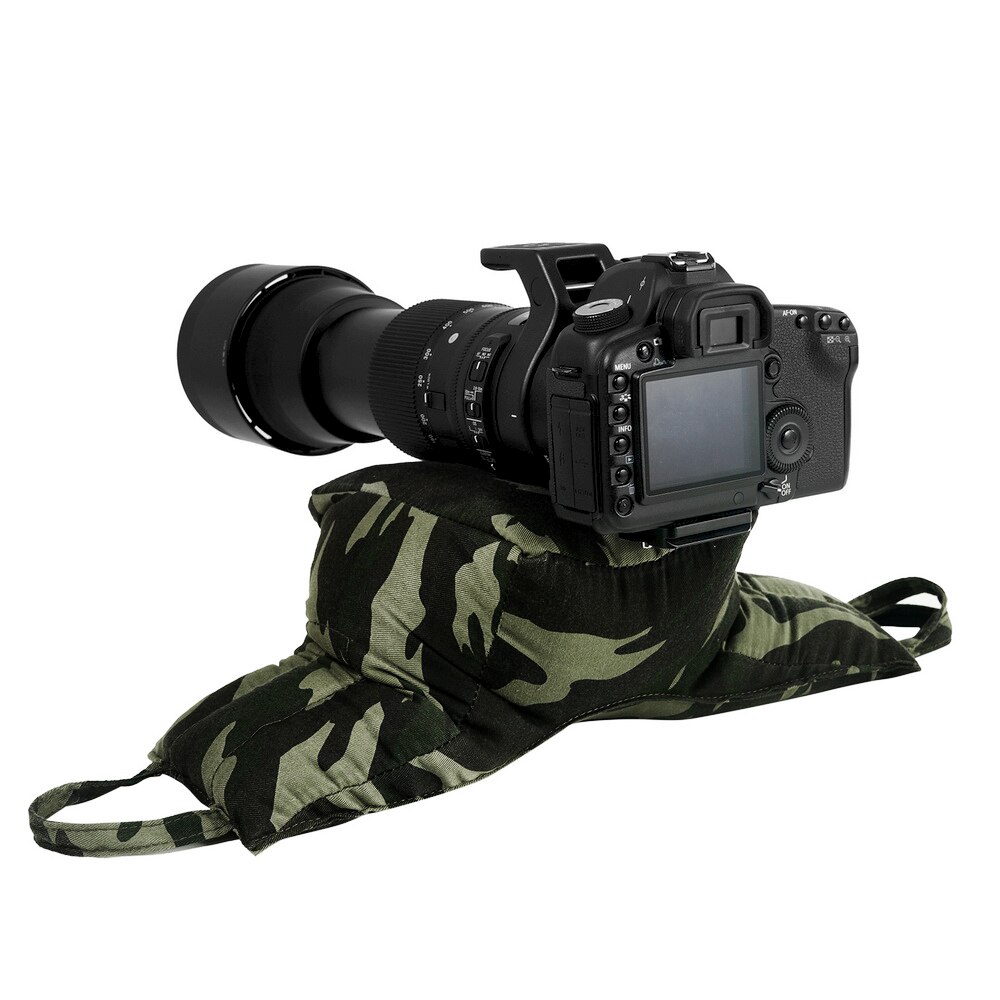 Meking Camouflage Stijl Zitzak Zacht Kussen Mount Voor Telelens Wildlife Fotografie Gear