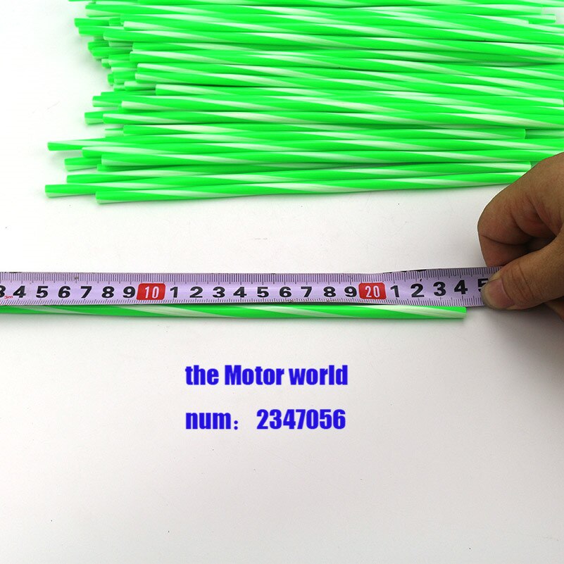 Colorful Florescent Motorcycle Wheel Rim 72pcs Cover Spoke Skins Wrap Tubes Universal for Dirt Bike ATV Quad Mini Motor