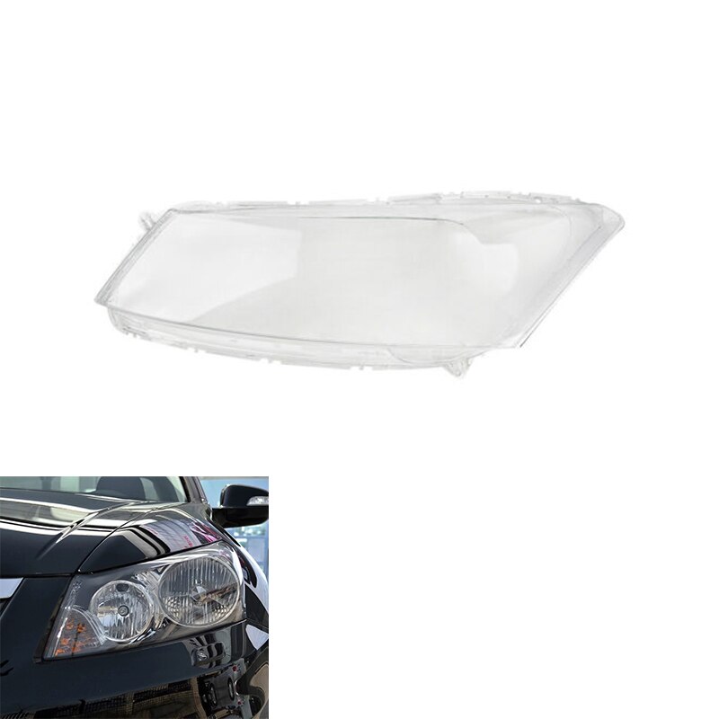 Auto Koplamp Lens Cover Vervanging Koplamp Head Light Lamp Shell Cover voor Honda Accord: left