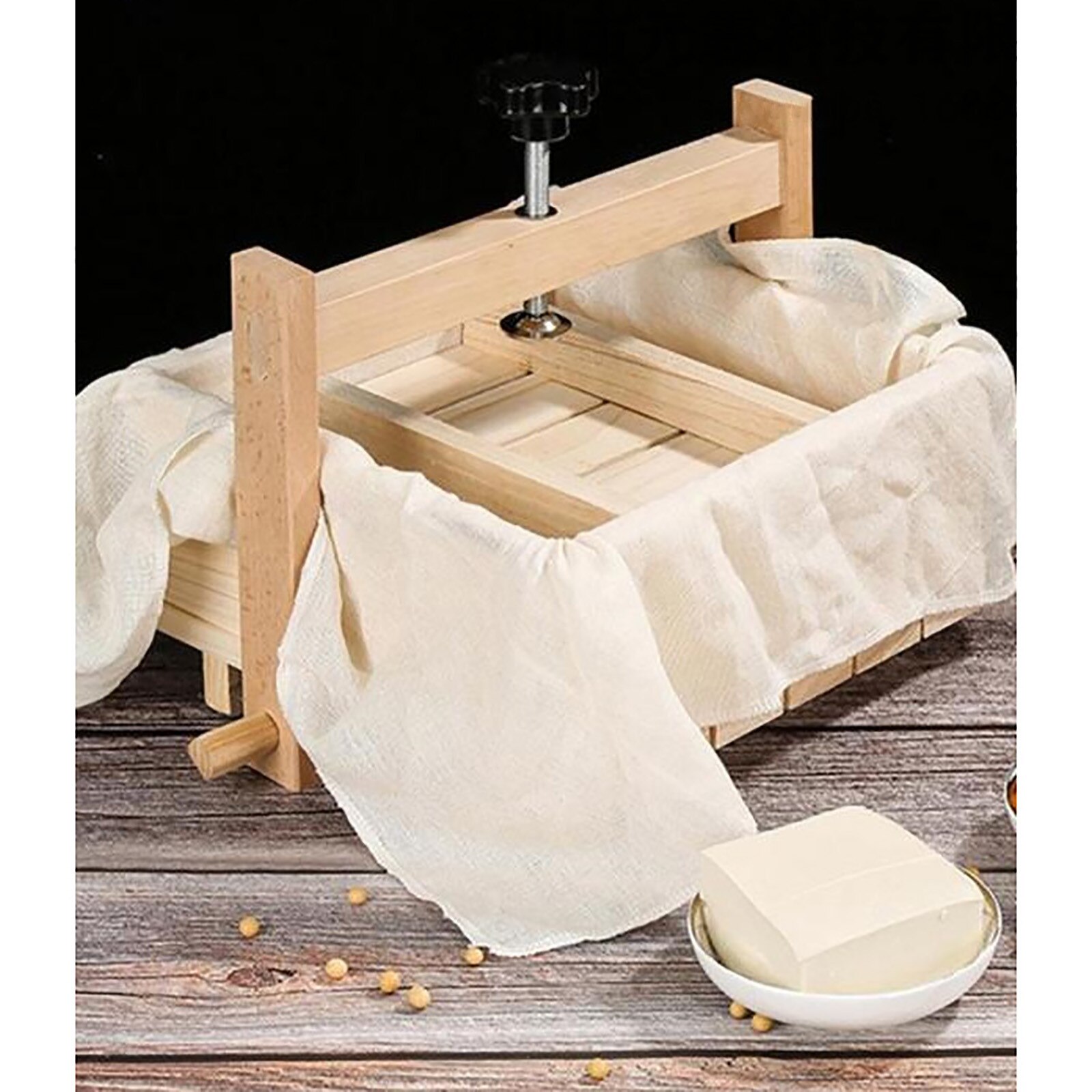 gorący Diy plastikowe tofu naciśnij formę domowej roboty ser forma soja twaróg tofu zrobienie forma z tkaniny sera kuchnia zestaw narzędzi robić gotowania W