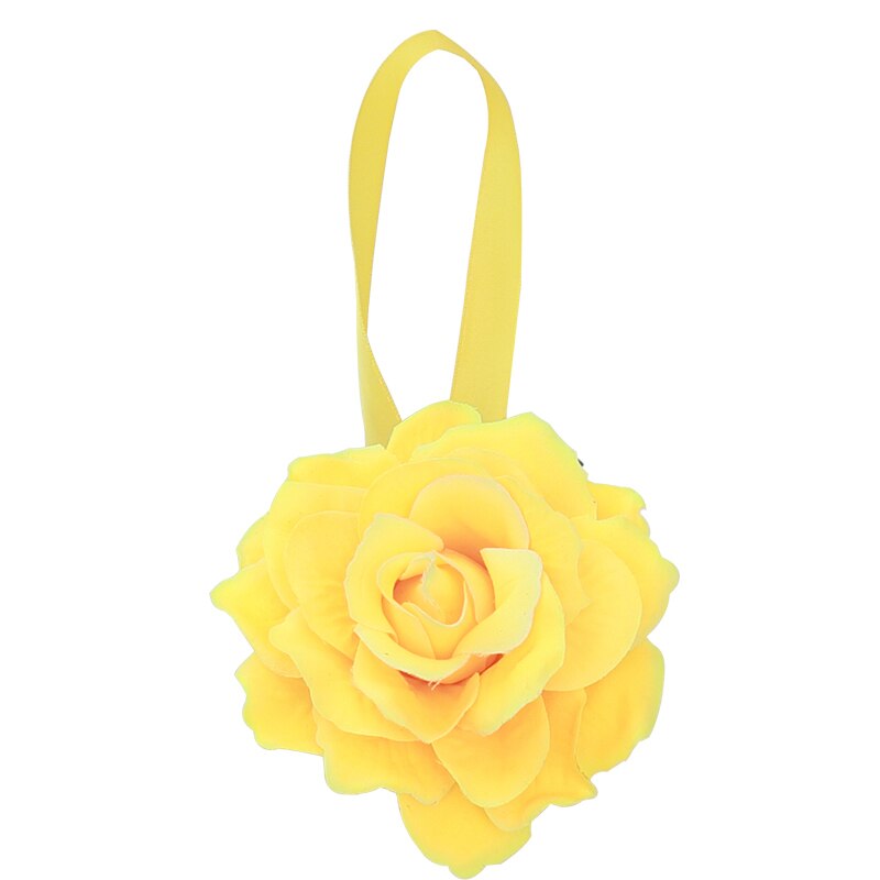 Magnet Vorhang Clips Gebunden Blumen Kreative Pfingstrose Blume Vorhang Schnur Krawatte Wohnkultur Tieback Halfter Vorhang Schnalle: 06