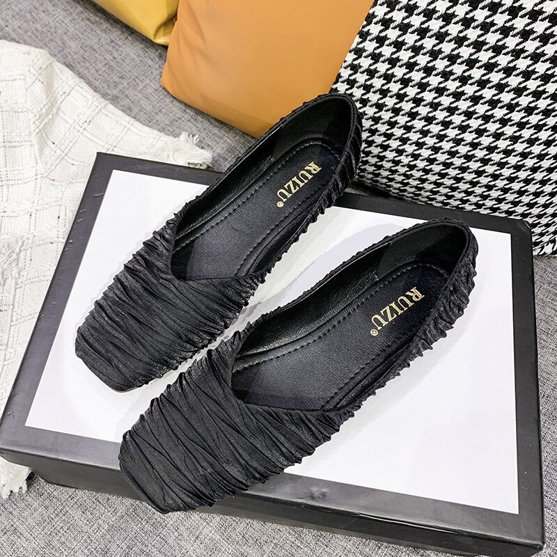 spring and autumn comfortable and breathable flat bottom breathable woven casual sports women's shoes sports shoes