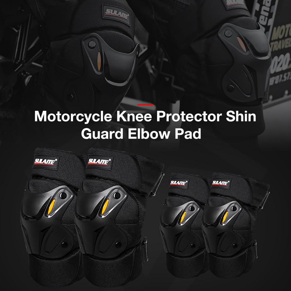 Motorcycle Knee Protector Shin Guard Elbow Pad Protective Gear