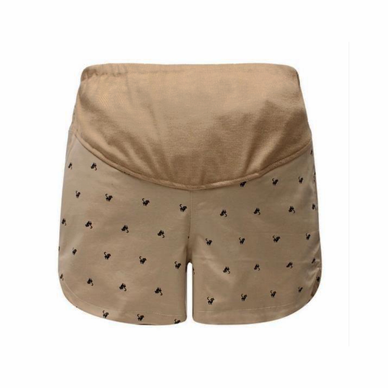 coton shorts femmes enceintes shorts impression stretch taille réglable femmes enceintes pantalon grossesse ventre mère