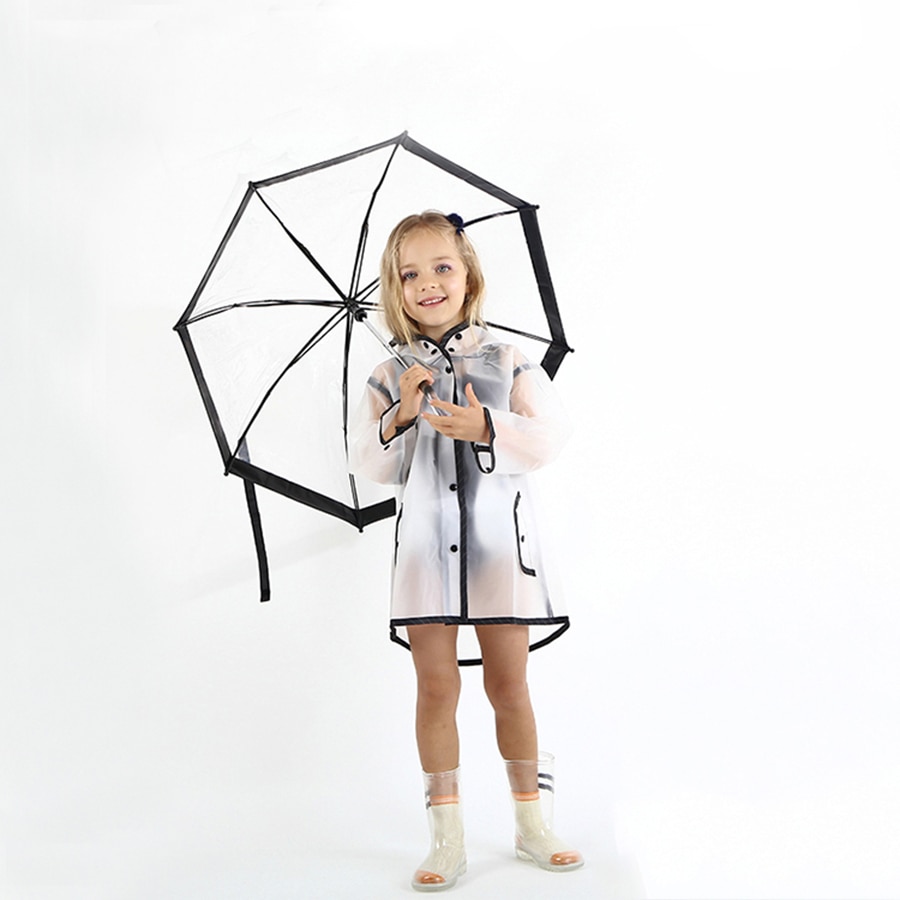 Kids Rain Umbrella Girls Transparent Umrella Art Shade Fold Umbrella Children Madonna Paraguas Olycat Starry Night QZH010