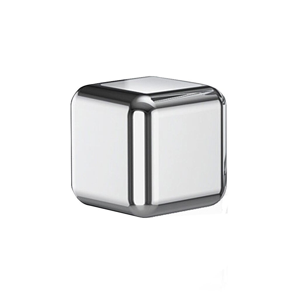 1pc herbruikbare ijsblokjes van roestvrij staal, ijsblokjes van metaal, bevroren toren, ijsgranulator, wijn, bierkoeler, water, whiskysteen: Default Title