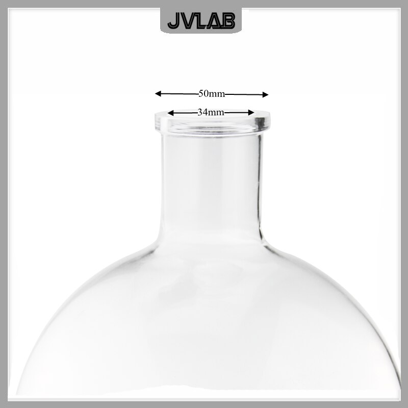 Receiving Flask Rotary Evaporator Accessories Lab Glassware Round Bottom Flask 5000ml Flange Mouth Diameter 34/50mm 1/PK