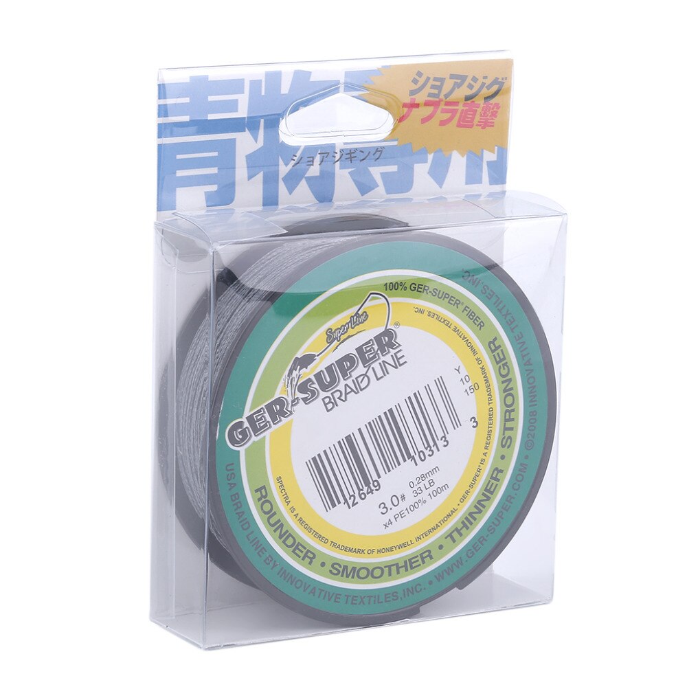1 pc Super Strong 100m Good Fishing Line braid line For Fish Rods 0.28MM 30LB