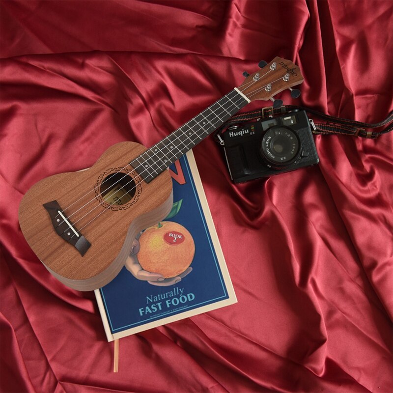 AD-Soprano Ukulele Kits 21 Inch Rosewood 4 Strings Hawaiian Mini Guitar With Bag Tuner Capo Strap Stings Picksmusical Instru