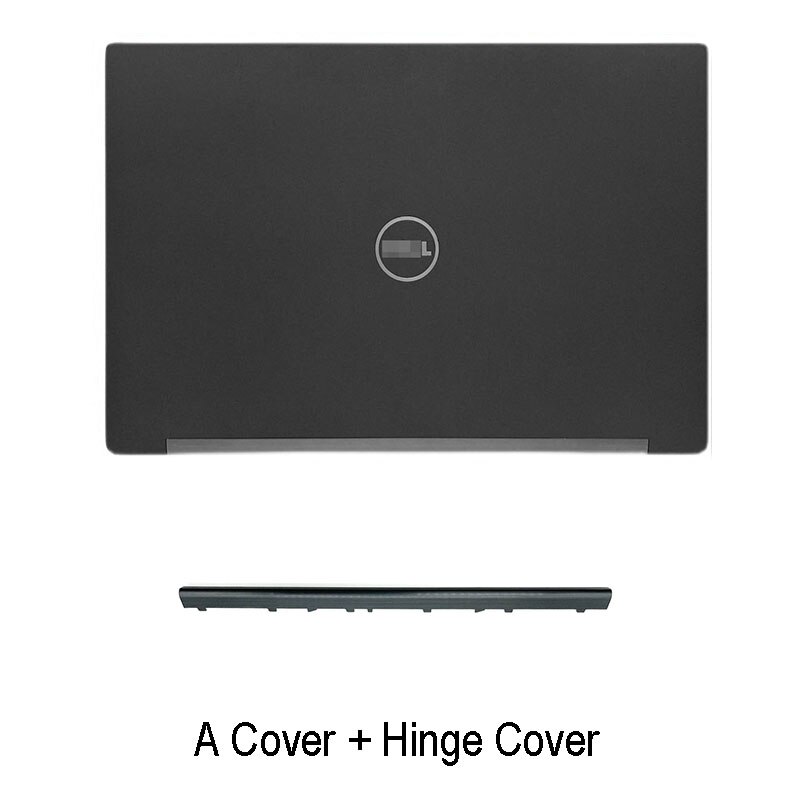 Laptop LCD Back Cover For Dell Latitude E7490 7490 Front Bezel Hinges Hinges Cover Palmrest Bottom Case A B C D Cover Black: A Hingecover