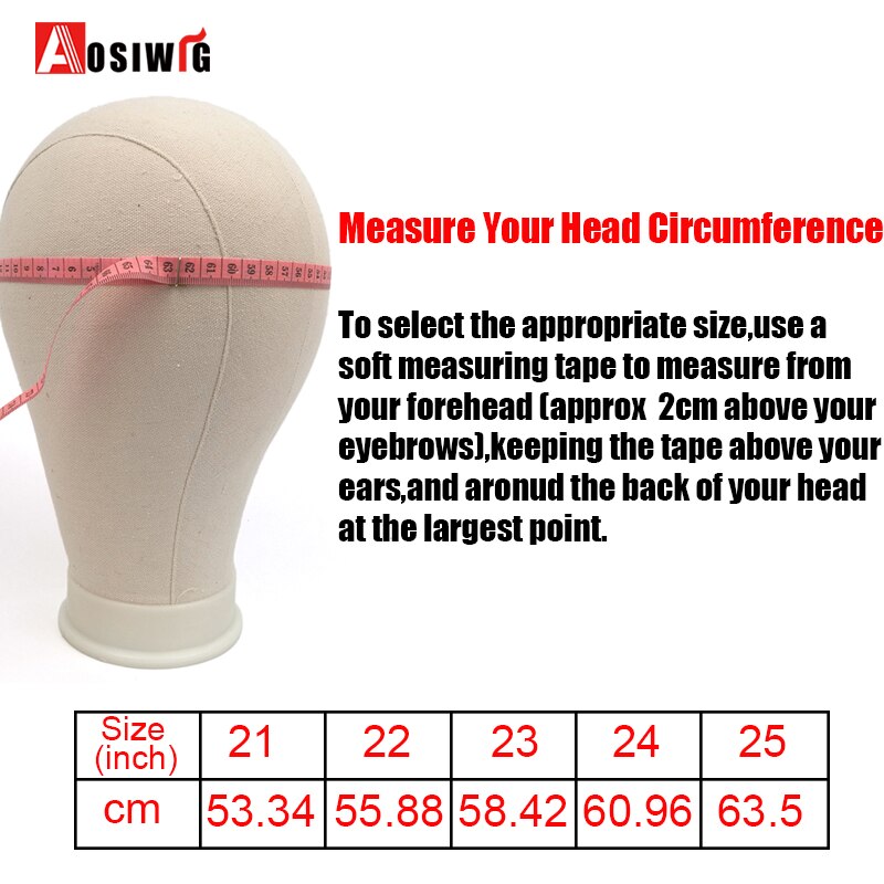 Cabeza de Maniquí de entrenamiento AOSI cabeza de bloque de lienzo pantalla estilo maniquí cabeza soporte para pelucas gratis obtener T Porta agujas