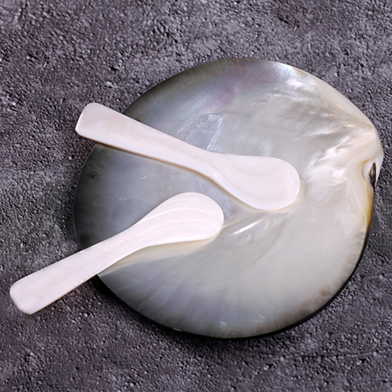 Cathylin perlemorske udsøgt materiale perle shell skønhedsmaske kaviar ske kaviar ложка для икры  ot0006
