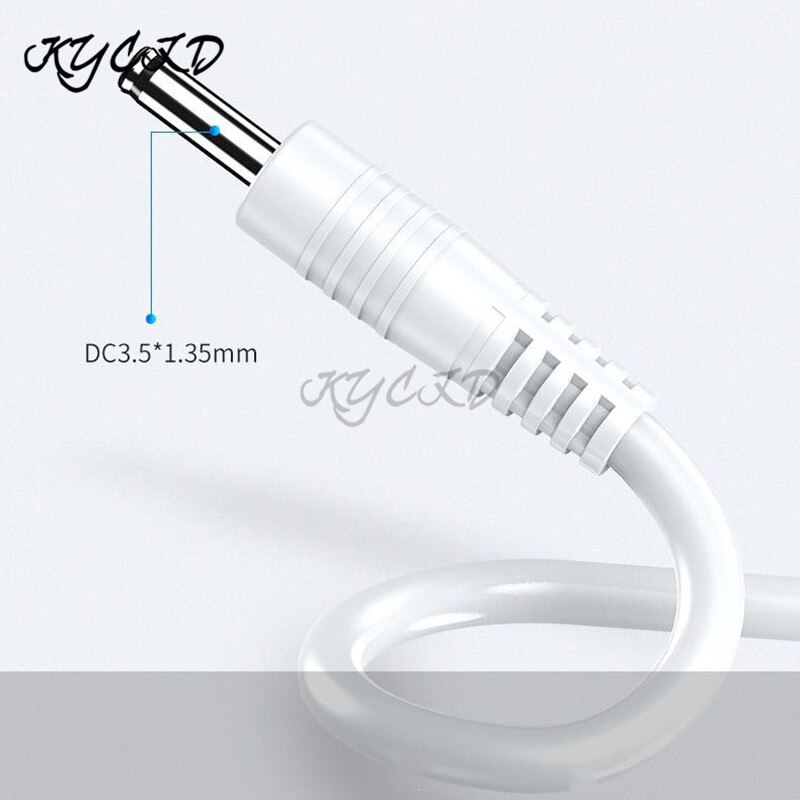USB to DC 3.5mm Power Cable 3.5*1.35mm Jack Charging Cable For HUB Mini Fans LED Lamp Laptop Speaker Power Adapter 1M
