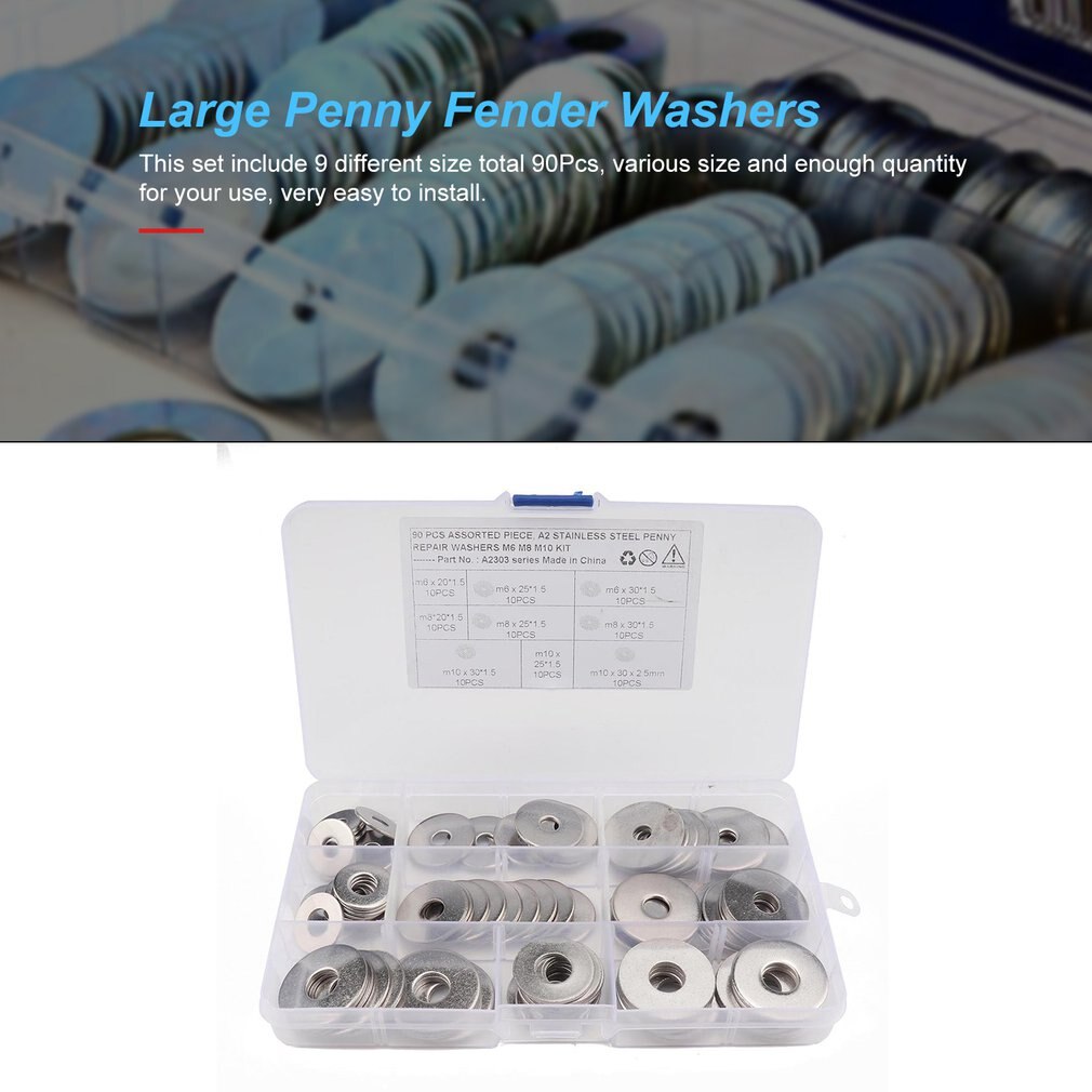 METALLIXITY Spaltscheiben 5/8 Zoll - 10 Stück Edelstahl Federringe 304