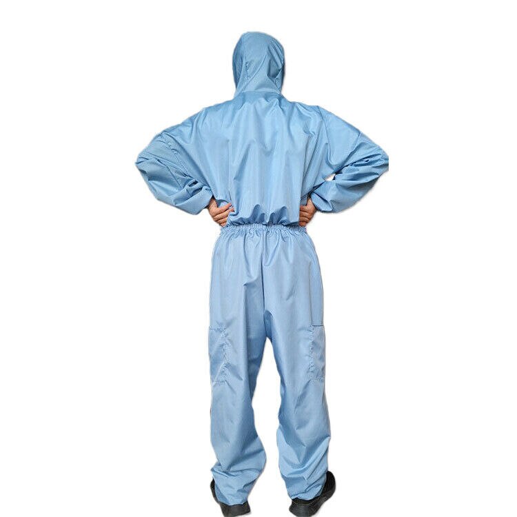 Neue Erwachsene unisex Einweg Gesamt Labor Feste Elastische Strampler Schutz Gesamt Anzug Wasserdichte Kleidung
