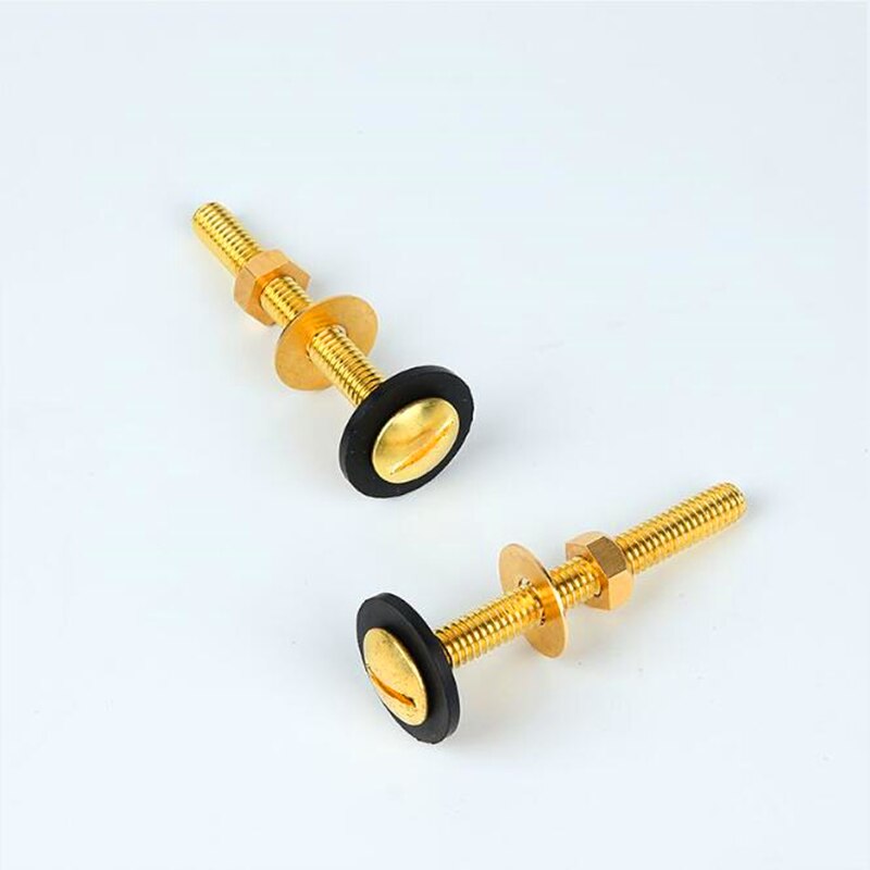 Toilet bolt sets water tank fitting screw set bathroom Accessory Repairing Tools copper water tank fastner parts copper one pair