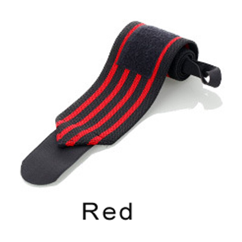 sports ElasticWrap bandage Wrist guard for badminton dumbbell booster belt wristband: Rood