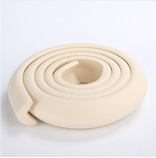 Edge &amp; Corner Guards 2M de longitud ángulo forma Escritorio de espuma esquina edgeBaby Kid escritorio estante niños borde cojines Protector: White