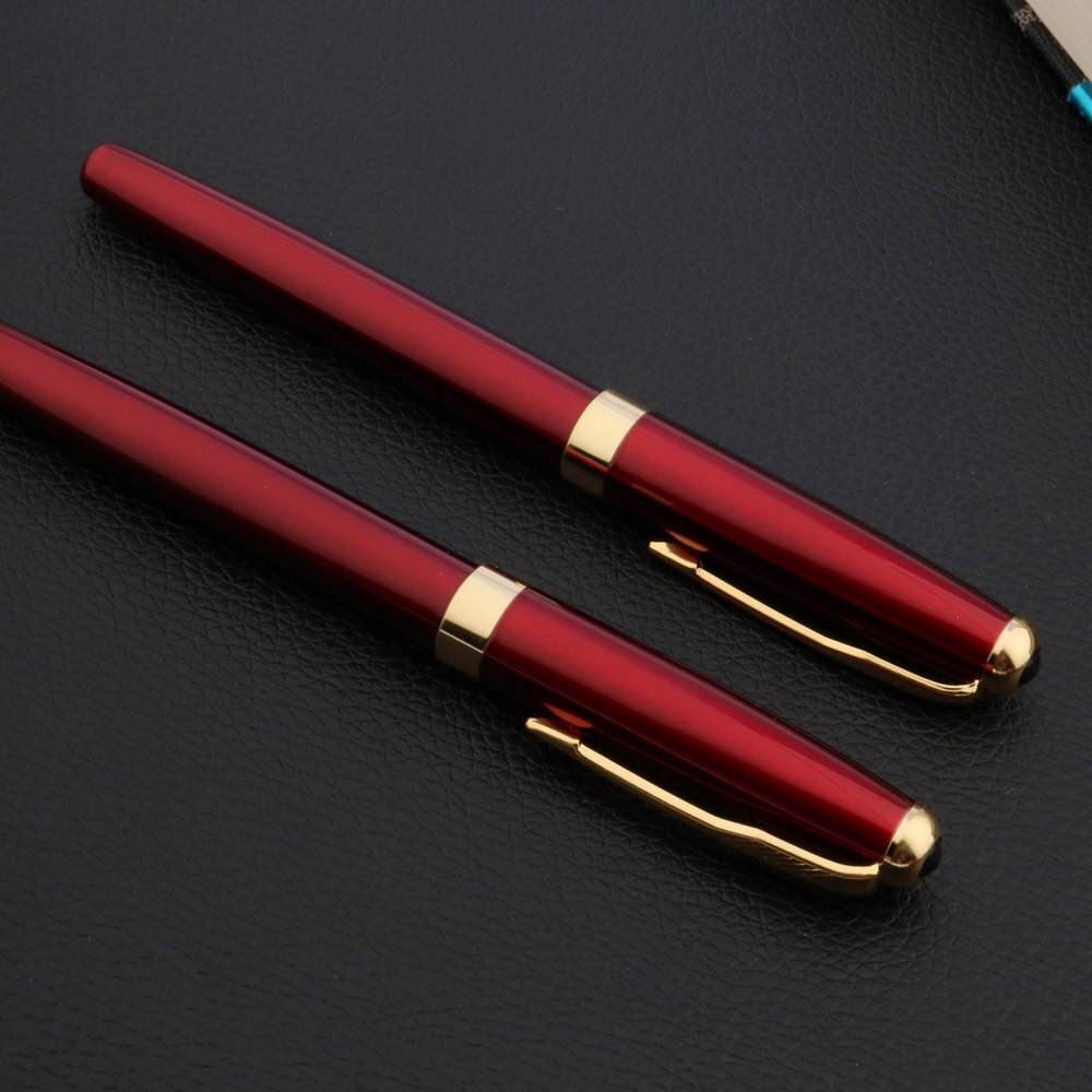 metal parallel Fountain Pen red golden 388 copperplate calligraphy Gothic art body art Flat Stationery Office school supplies